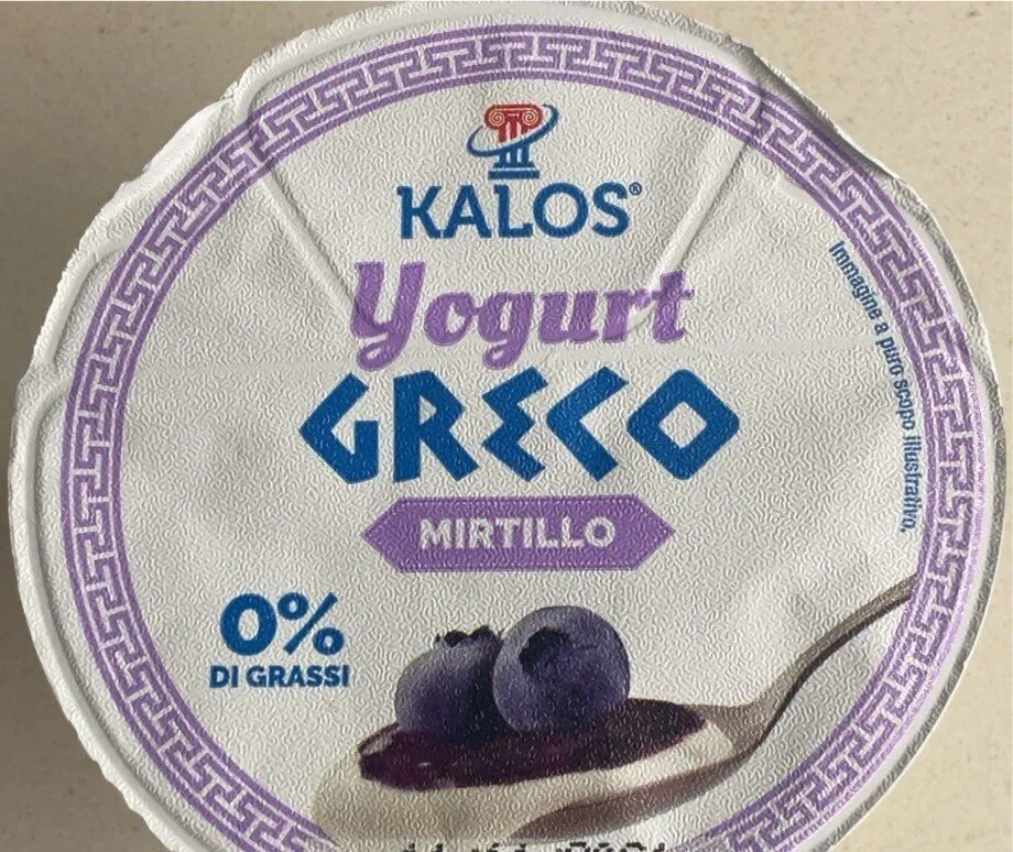 Yogurt greco mirtillo