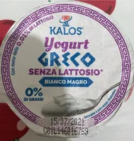 Yogurt greco senza lattosio