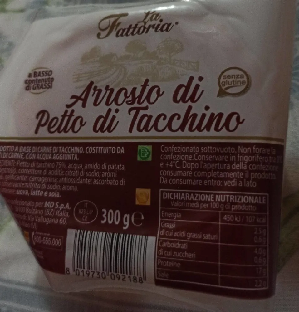 Arrosto di petto di tacchino