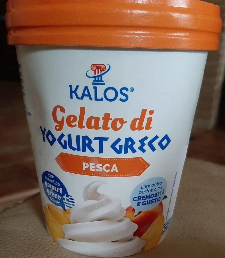 Gelato di yogurt greco