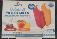 Gelati di yogurt greco
