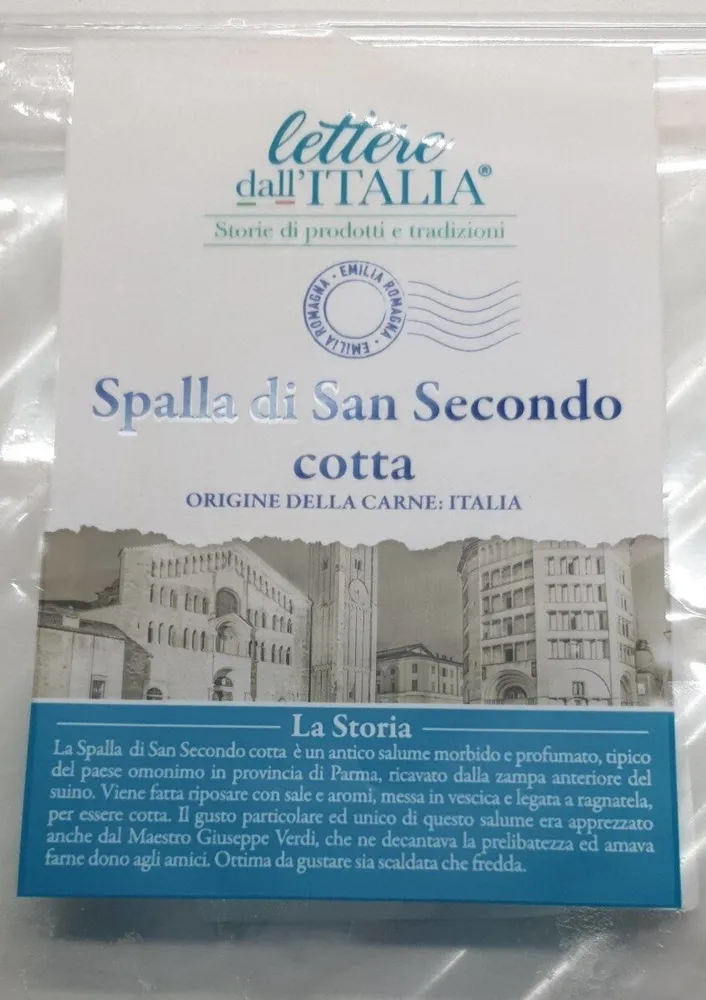 Spalla di San Secondo cotta