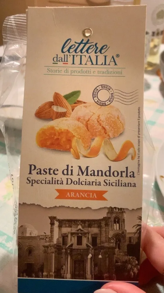 Paste di mandorla arancia