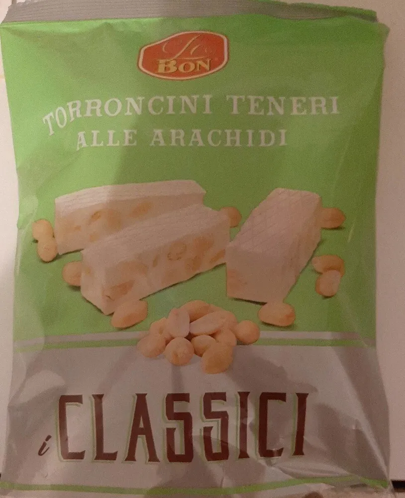 Torroncini teneri alle arachidi