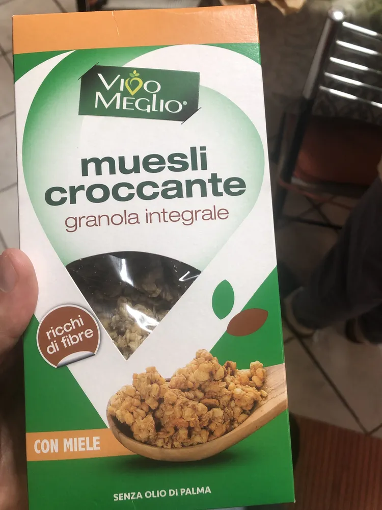 Muesli croccante granola integrale con miele