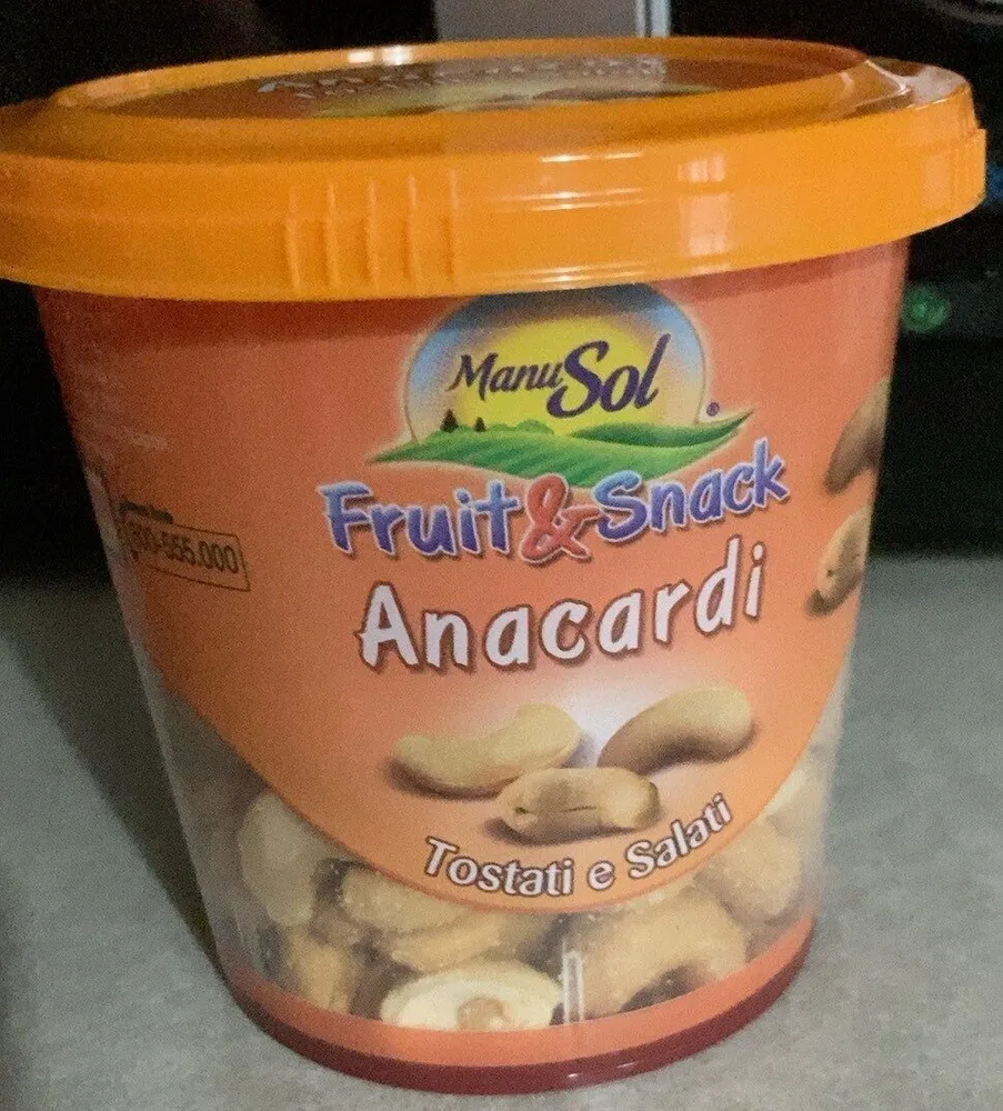 Anacardi tostai e salati