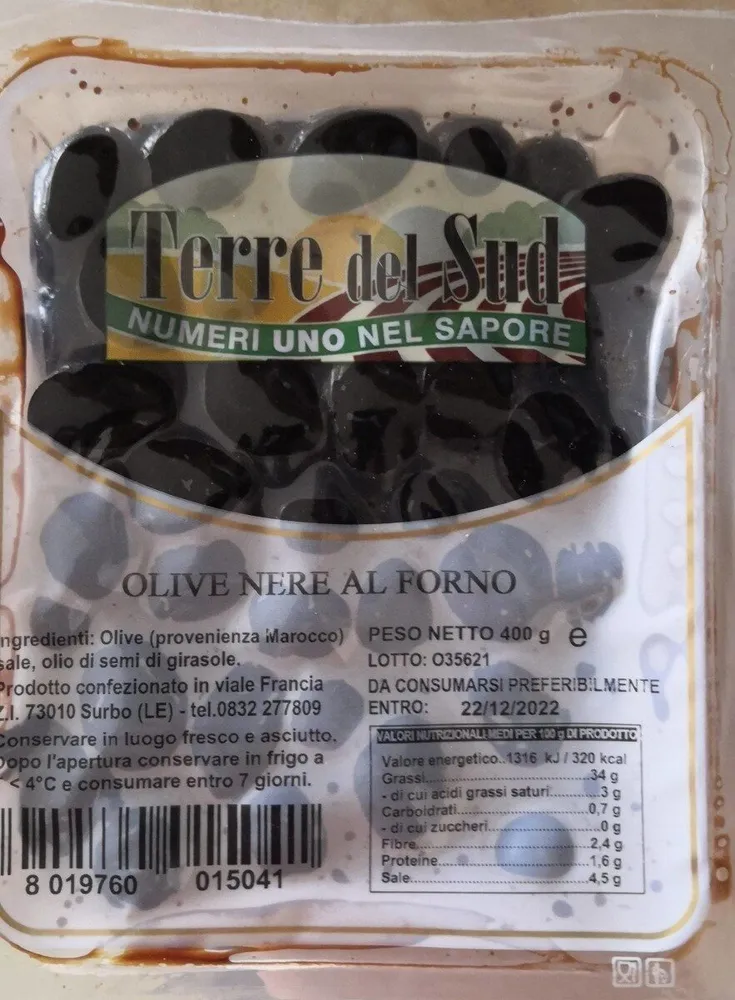 Olive nere al forno