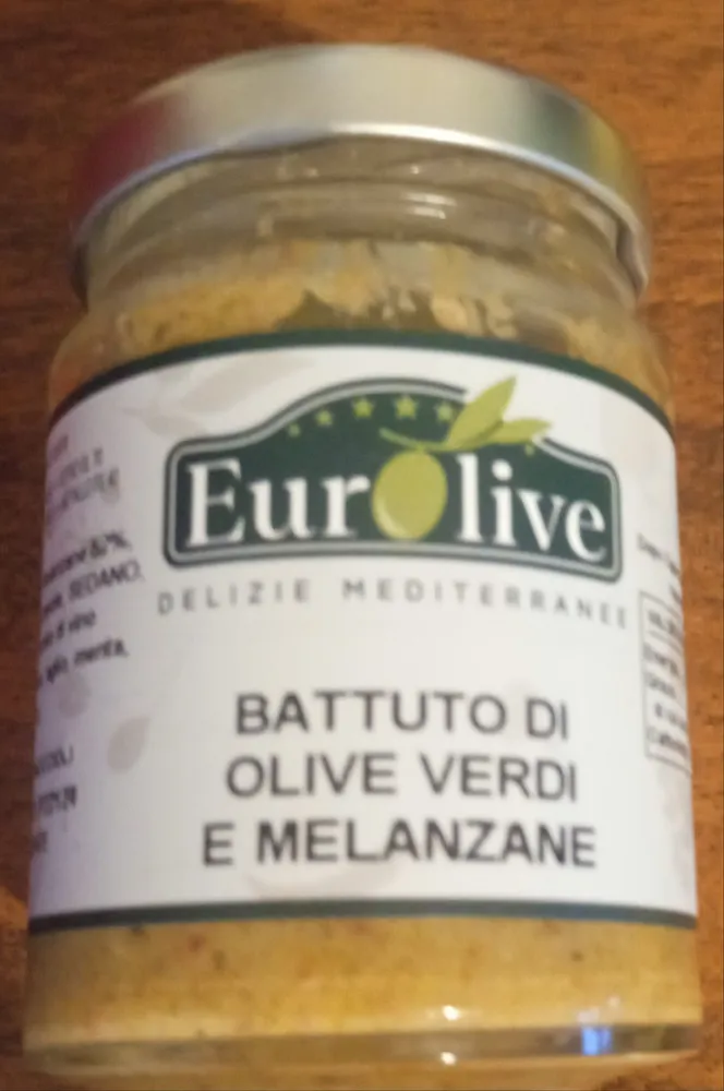 Battuto di olive verdi e melanzane