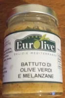 Battuto di olive verdi e melanzane