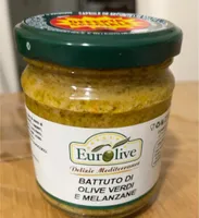 Battuto di olive verdi e melanzane
