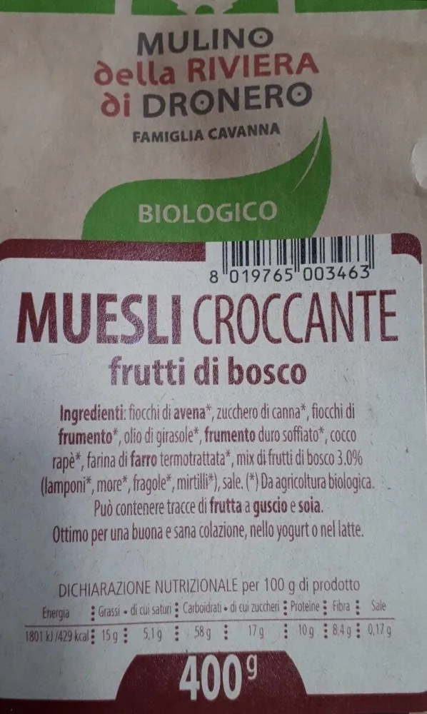 Muesli croccante