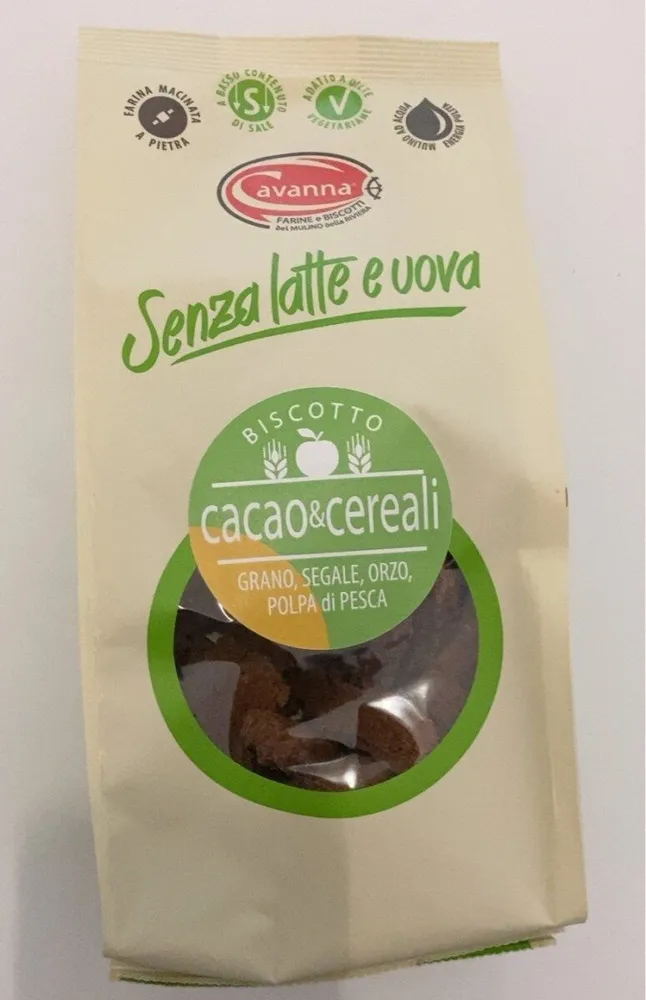 Biscotto cacao e cereali