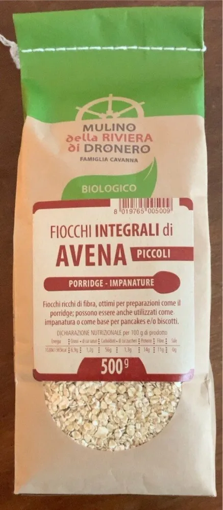 Fiocchi integrali di avena