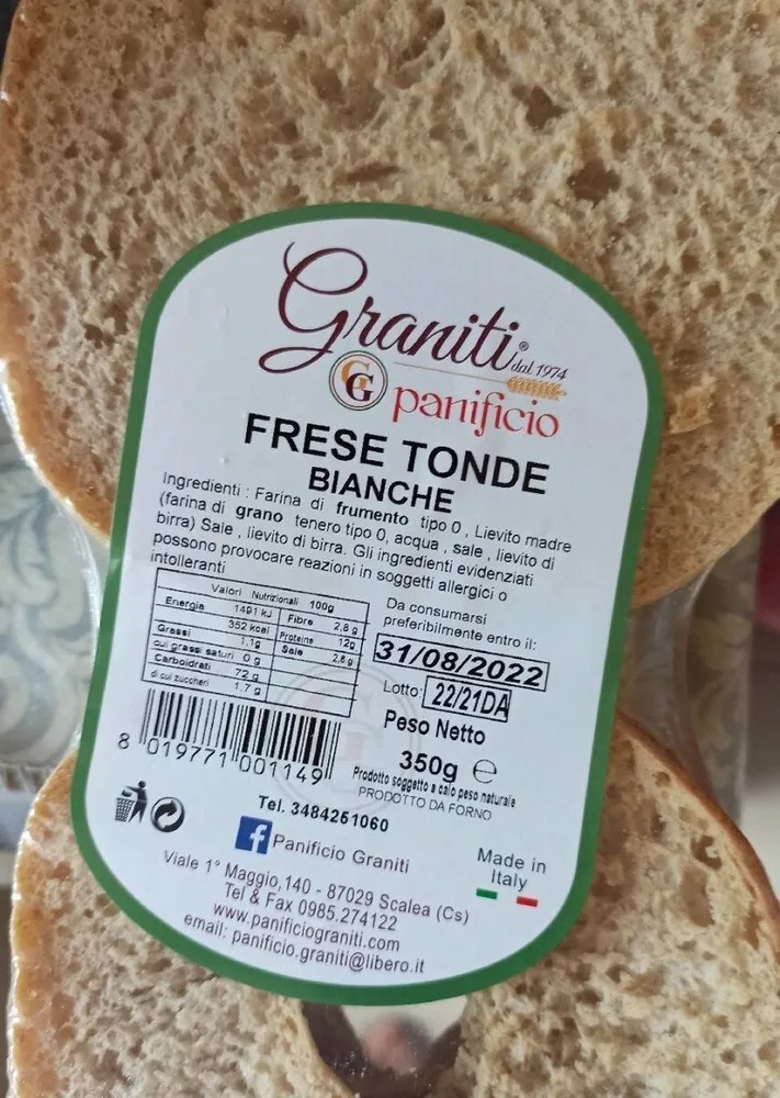 Frese tonde bianche