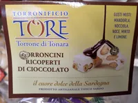 Torroncini ricoperti di cioccolato