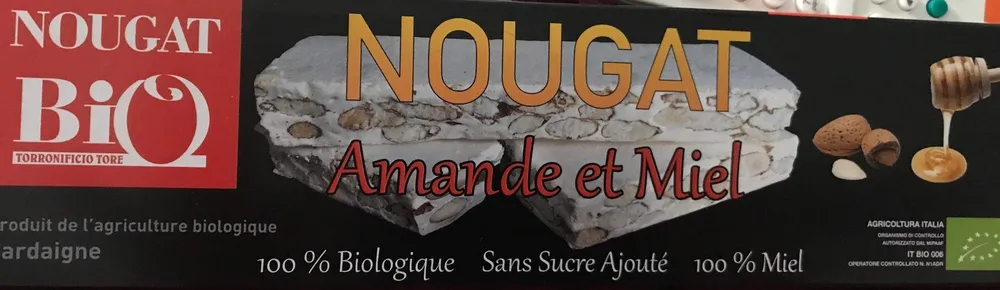 Nougat amande et miel