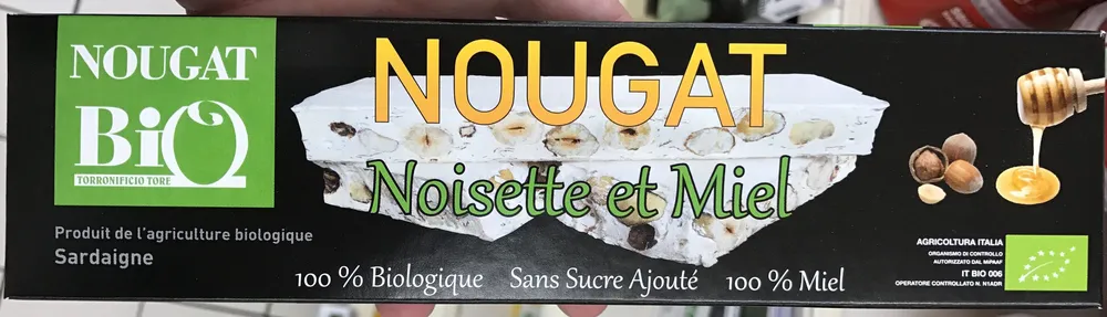 Nougat Noisette et Miel