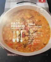 Zuppa con i legumi e i cereali