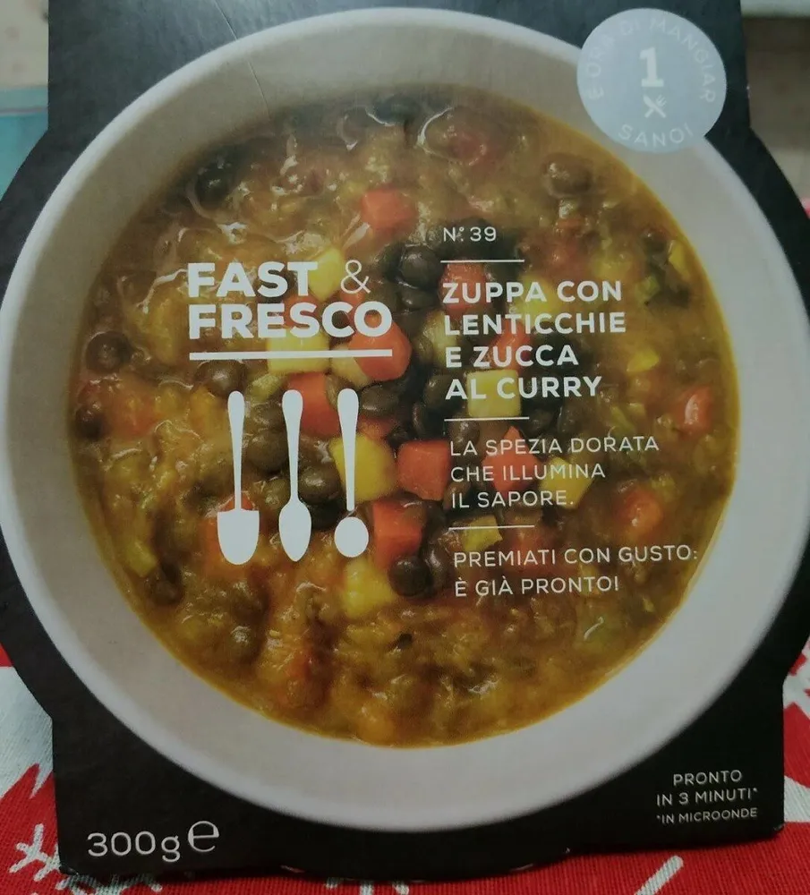 Zuppa ortaggi con zucca