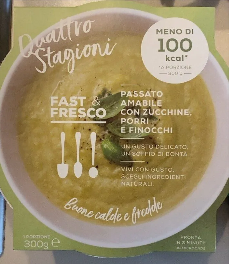 Fast&Fresco passato zucchine, porri e finocchi