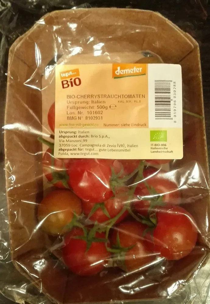 Bio-Cherrystrauchtomaten