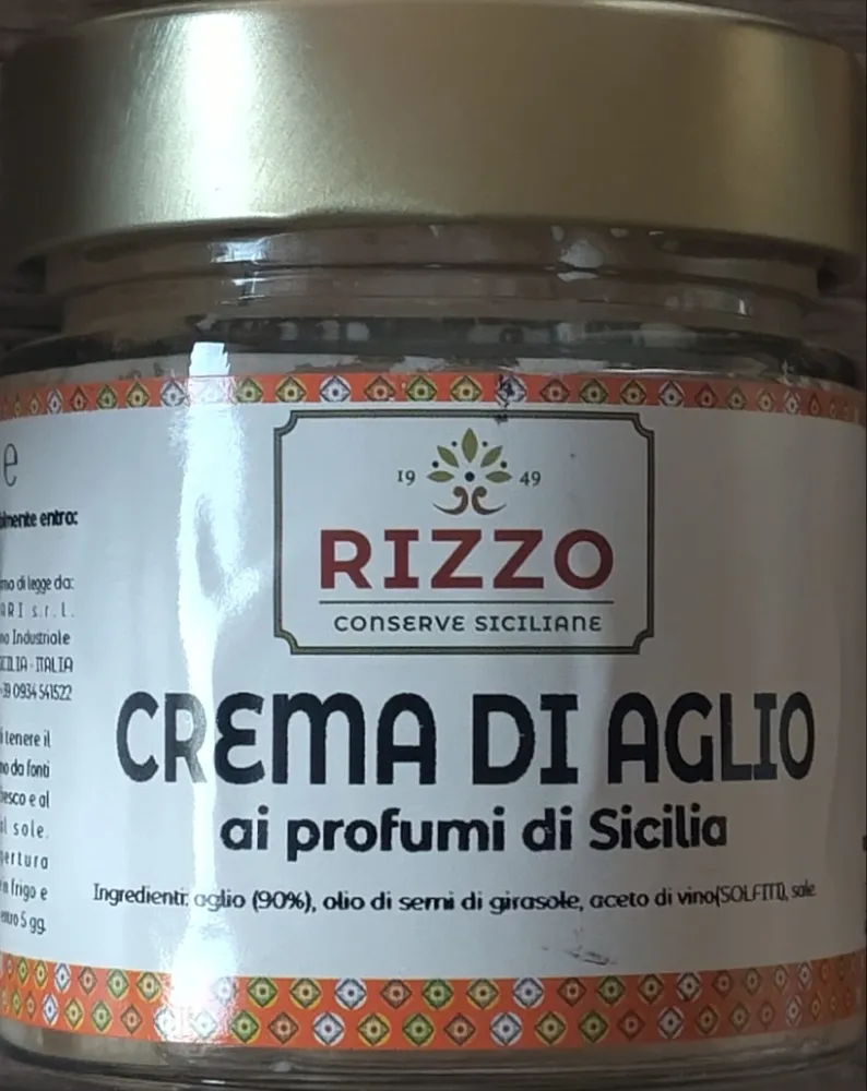 Crema di aglio ai profumi di Sicilia