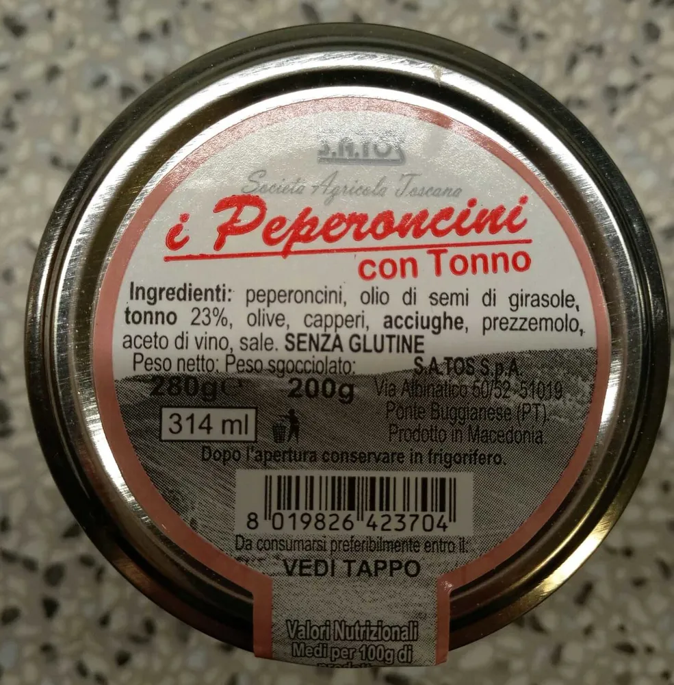 I peperoncini con tonno