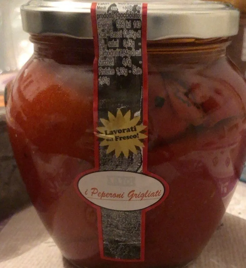 I peperoni grigliati