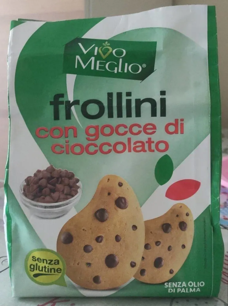 Frollini con gocce di cioccolato