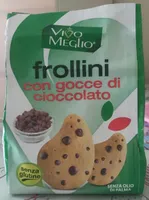 Frollini con gocce di cioccolato