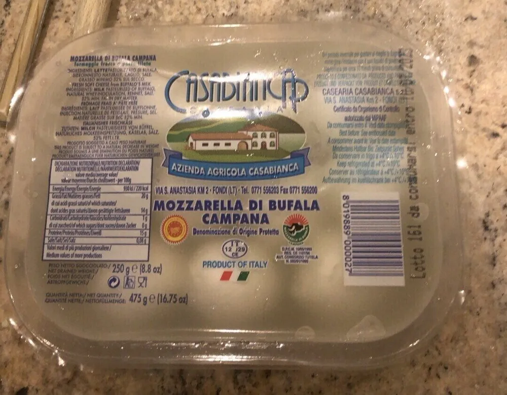 Mozzarella di bufala campana