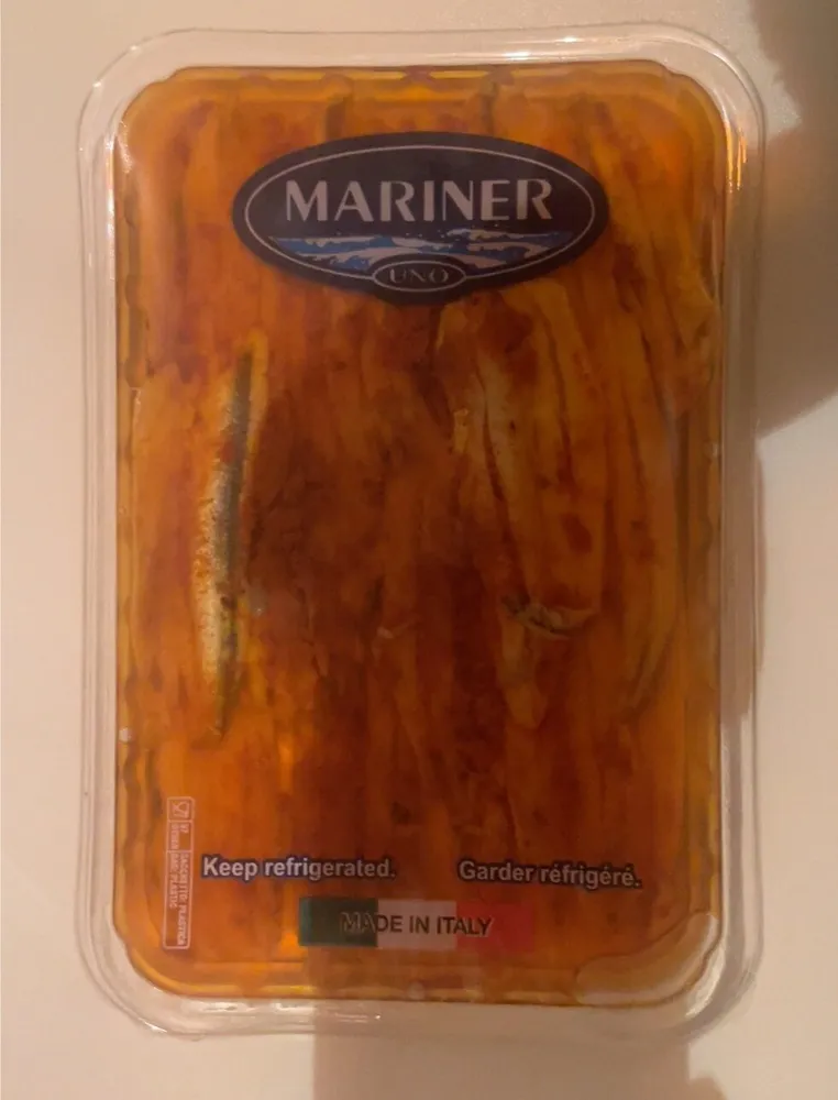 Filetto di alici in salsa piccante