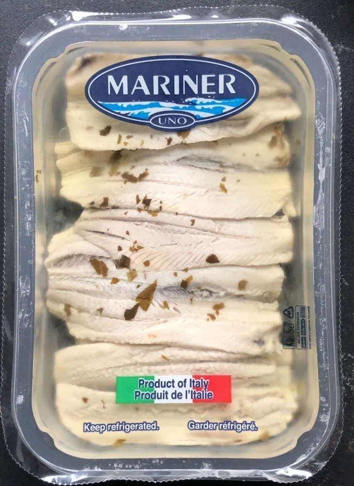 Filetti di pesce azzurro marinato