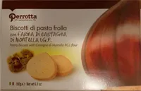 Biscotti di pasta frolla con farina di castagna di moltella