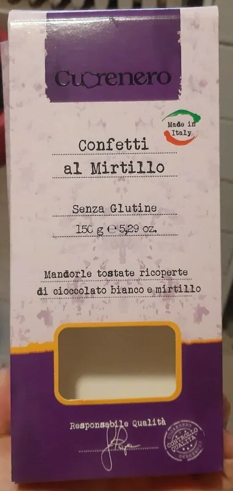 Confetti al mirtillo