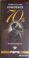 Tavoletta al cioccolato fondente 70%
