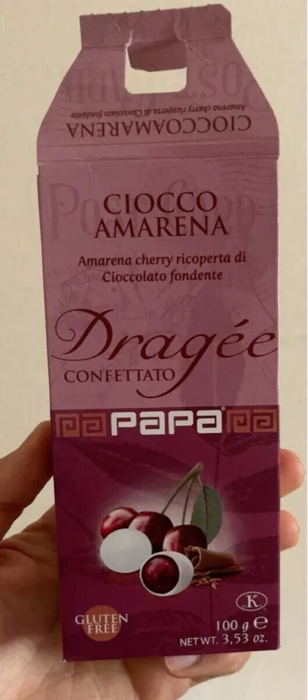 Ciocco amarena dragée confettate