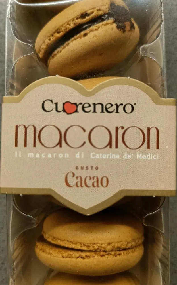 Cuorenero macarons al cacao