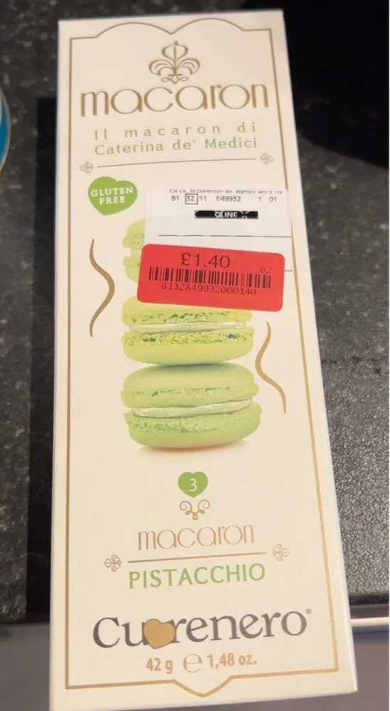 Macarın pistacchio