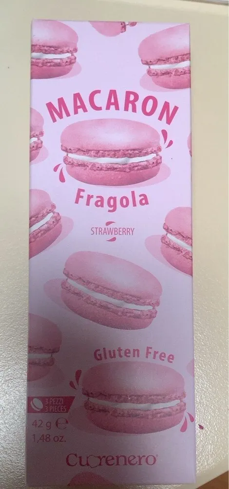macaron fragola