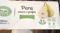 Succo e polpa di pera
