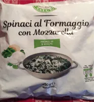 Sponaci al formaggio con mozzarella