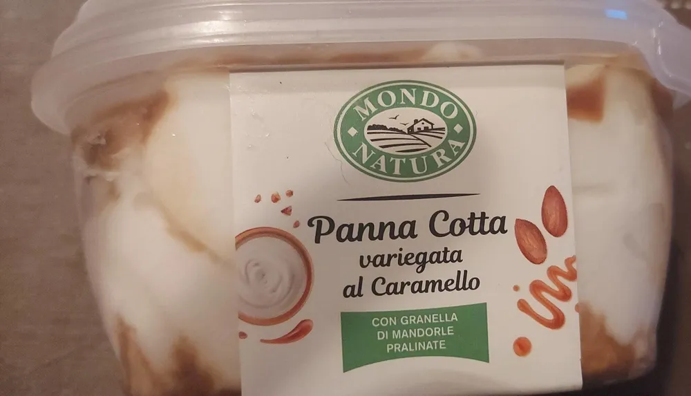 Panna cotta variegata al caramello