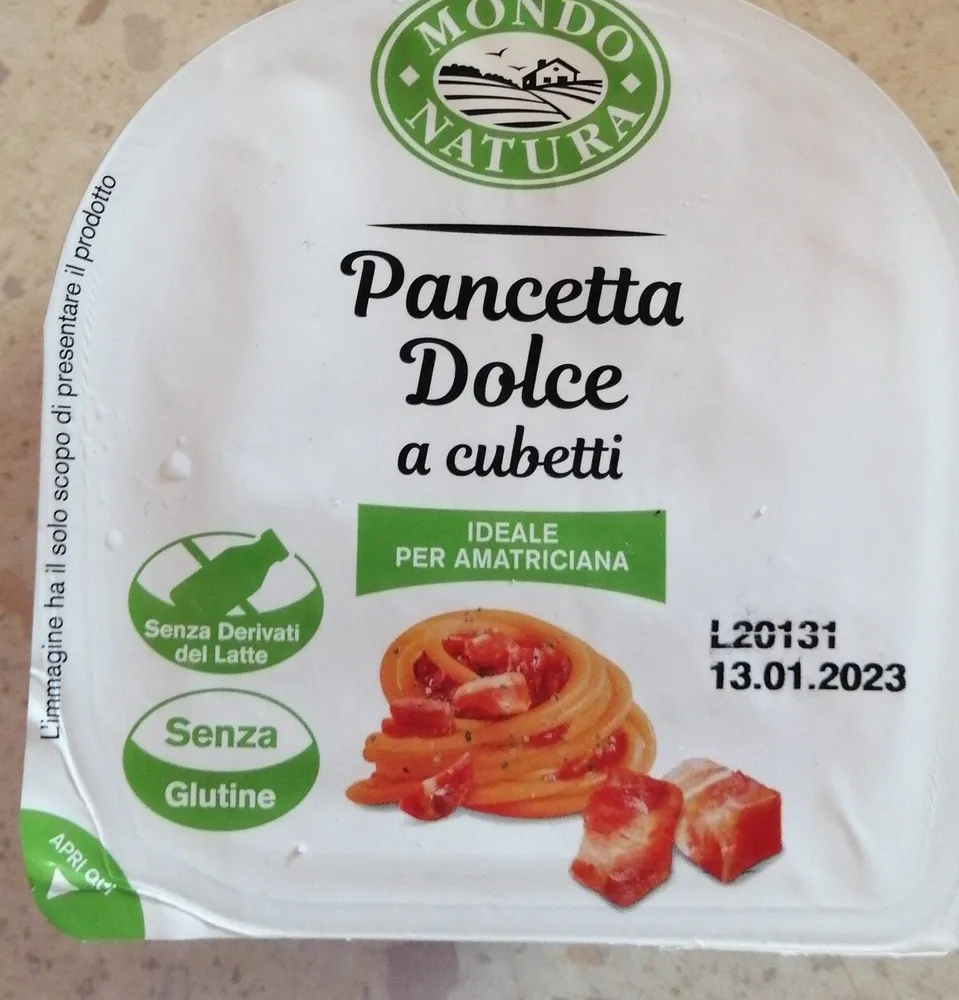 Cubetti di pancetta dolce