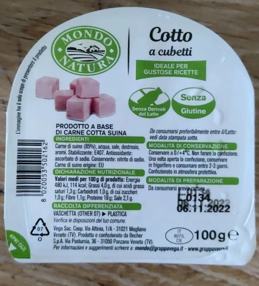 Cotto a cubetti