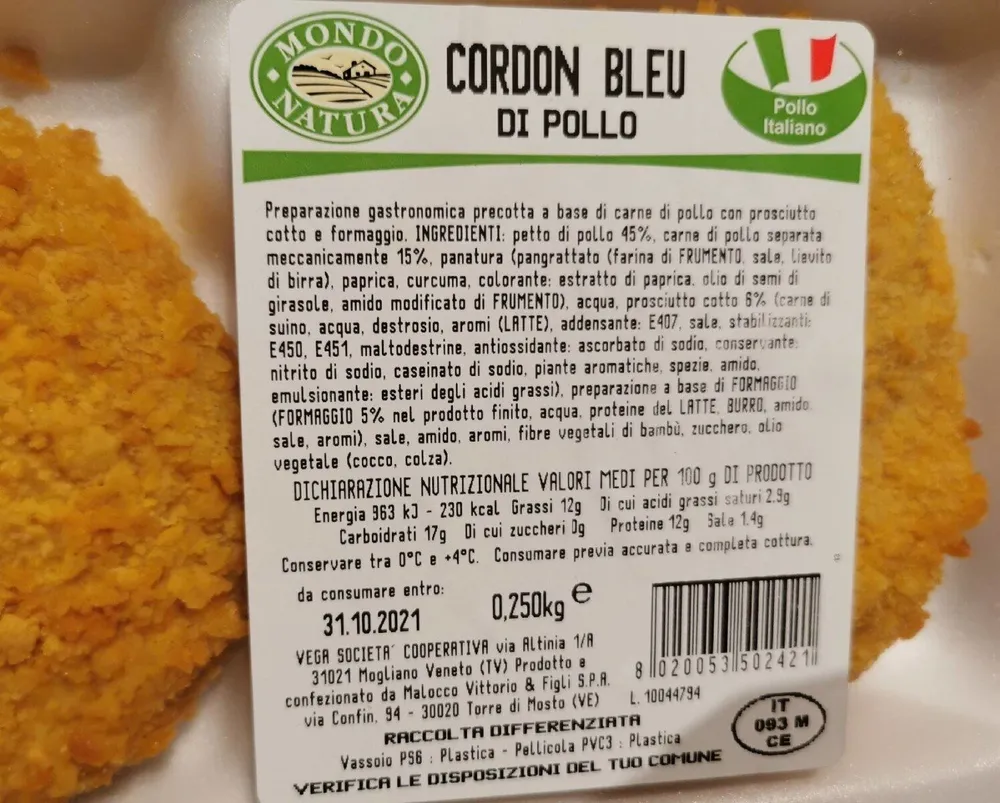 Cordon Bleu di Pollo