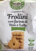 Frollini con farina di riso e latte