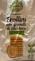 Frollini con granelli di zucchero