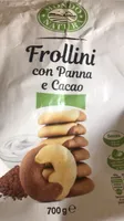 Frollini con panna e cacao