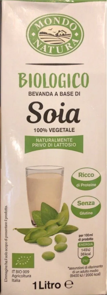 Biologico bevanda a base di soia